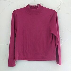 NWT  Pendleton Silk Blend Lightweight Mock Neck Sweater Size‎ Large